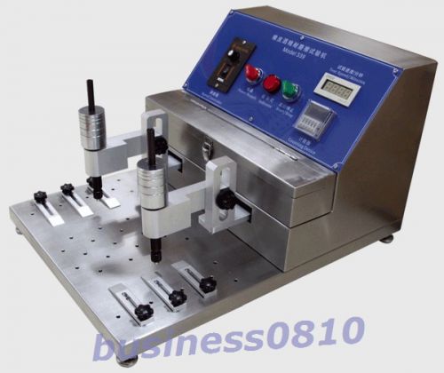 Stainless steel abrasion tester 32 x 40 cm platform 4bit counting 110v/220v for sale