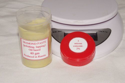 Diamond polishing and lapping paste 3.0 micron 40 gram