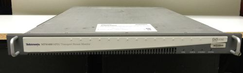 Tektronix MTM 400 MPEG Transport Stream Monitor MTM400EC B010189 Op 1-5 EP ES IU