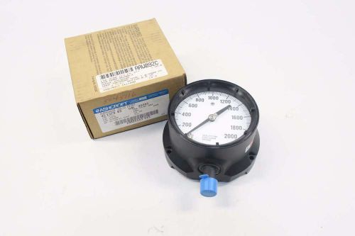 New ashcroft 45-1379-rs-04l-2000# duragauge 0-2000psi 4-1/2 in gauge d532012 for sale