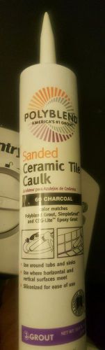 Polyblend Sanded Ceramic Tile Caulk #60 Charcoal