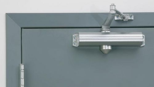 Medium-Duty Adjustable Speed Aluminum Commercial Door Control Closer - Silver