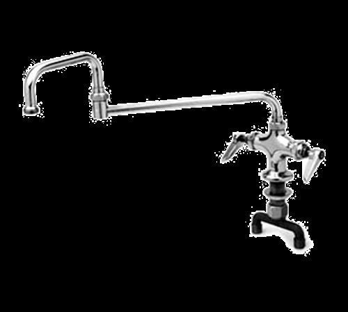 T&amp;S Brass B-0250 Pantry Faucet 18&#034; L extended double-joint swing nozzle deck...