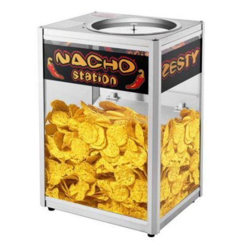 Commercial Nacho Chip Countertop Food Warmer Station Popcorn Peanuts Nacho Chips