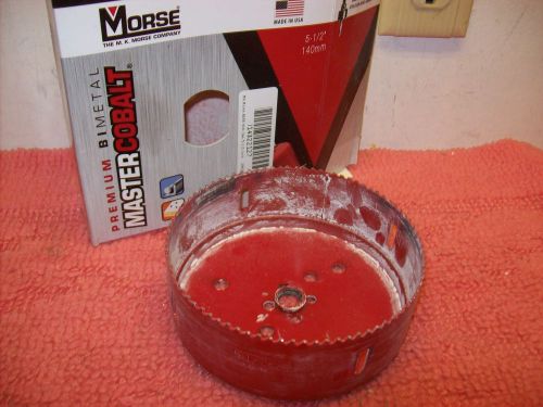 5-1/2&#034; MK MORSE AV88 Bi-Metal Master Cobalt Hole Saw - USA, used, Free U.S ship