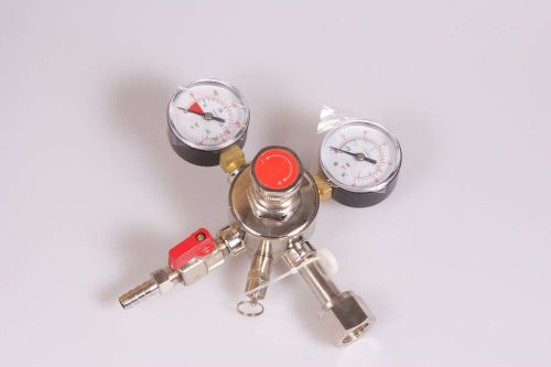 Chrome CO2 Dual Gauge Regulator