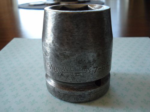 Williams usa vintage 1 5/16&#034; impact socket 6 point, 1&#034; drive number  7-642 for sale