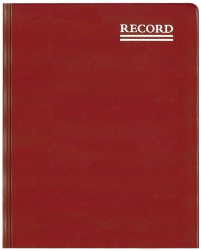 Avery NATIONAL Brand Vinyl Series Record Book, Red, 10.375 x 8.375&#034;, 150 Pages
