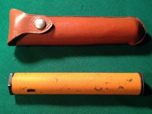 VINTAGE DEITZGEN CONSTRUCTION SURVEYORS POCKET HAND LEVEL WITH LEATHER CASE