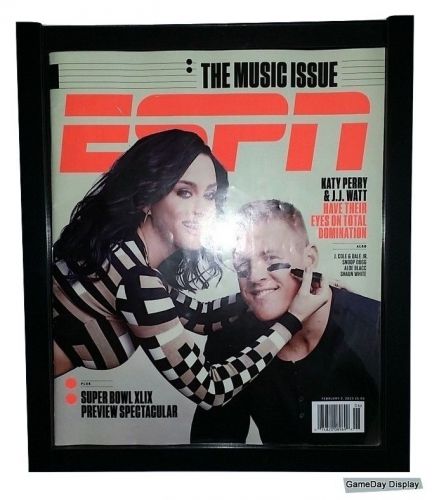 ESPN and Older Rolling Stone Magazine Display Frame by GameDay Display USA Made
