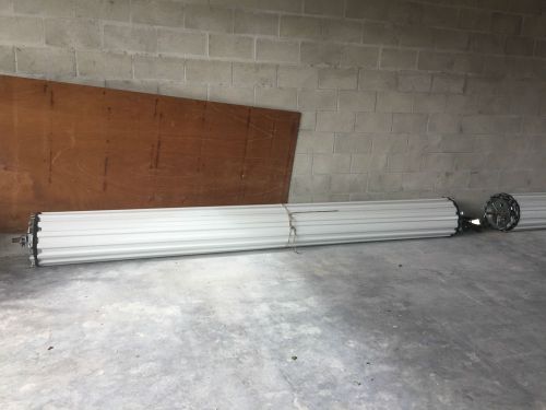 10 x12 commercial roll up doors white used not perfect. for sale