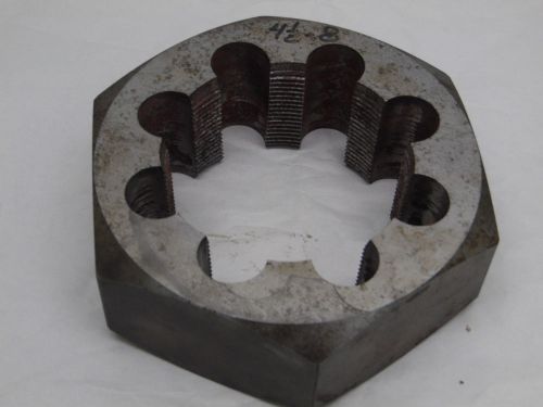 TFI    PIPE THREADING  DIE  4 1/2 inch 8 thread die large nice heavey