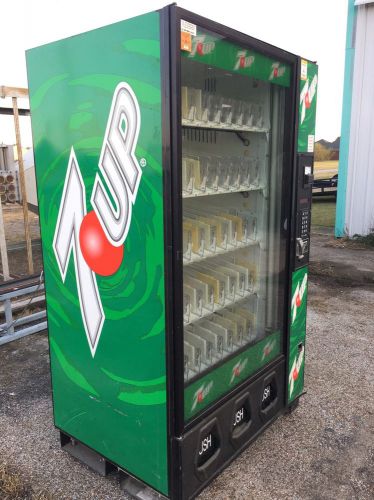 Dixie Narco 5591 Glass Front Bottle Drop Vending Machine for Sodas and Beverages