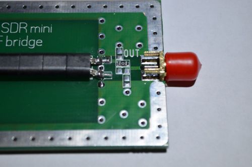 RF bridge 0.5-1500 mHz,  HiQSDR as VNA, Return Loss , RF tools