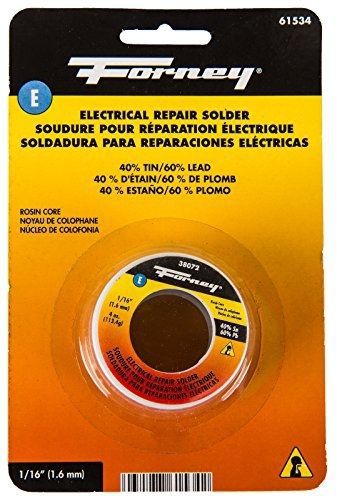 Forney 61534 Rosin Solder, 1/16&#034;