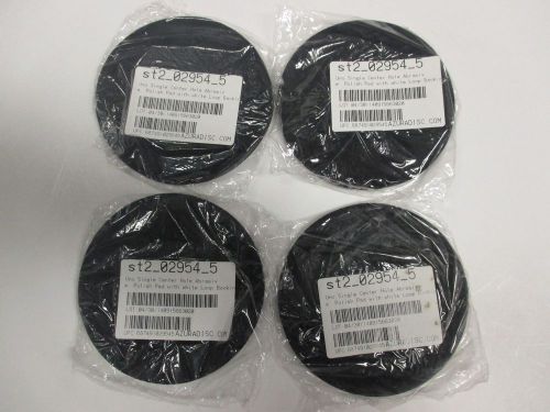 NEW! LOT OF 4 AZURADISC POLISHING PADS! Single Center Hole Abrasive Loop Backing