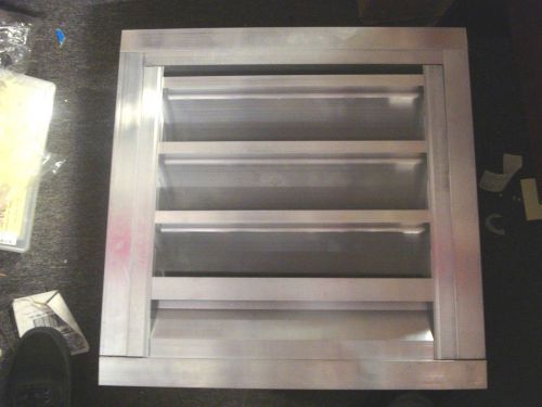 Combination louver damper  adjustable 18&#034; h x 18&#034;w  aluminum, 3 blades |lt4|rl for sale