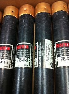 Bussmann Fusetron FRS-R-9 Amp Fuses Class RK5 600 Volts, Qty of 7, Lot 4