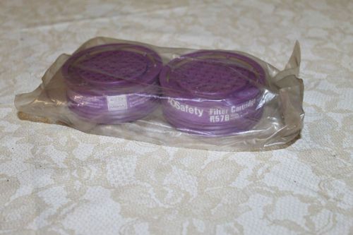 (2) AO Safety R57B Respirator Cartridges ~ One Pair AO SAFETY