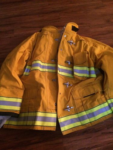 Firemens jacket coat globe  brand turnout gear rescue survival bunker prepper for sale