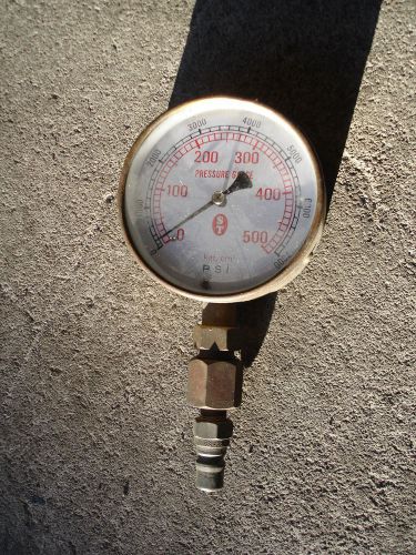 Hydraulic Pressure Gauge 7000 psi     500 KGF/ CM