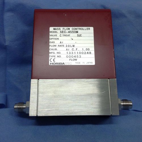 Horibastec  sec-4550m mass flow controller, gas ar, flow rate 30lm for sale