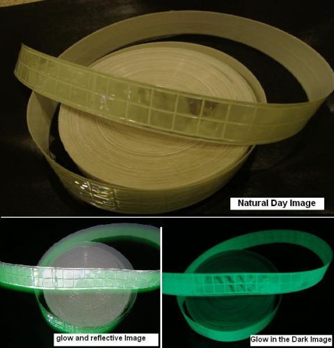 GLOW in the DARK REFLECTIVE TAPE