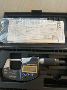 Mitutoyo Electronic Digital Micrometer Quantumike Digimatic  - 293-185-30