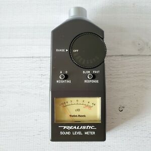 Vtg Realistic/Radio Shack 33-2050 Sound Level Meter Tested.