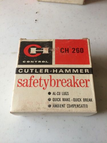 Cutler hammer  60amp double pole circuit breaker ch260  new - free shipping!!! for sale