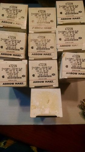 10 New 4721N Arrow Hart Autogrip Locking Plug 15A 125V 2P 3W