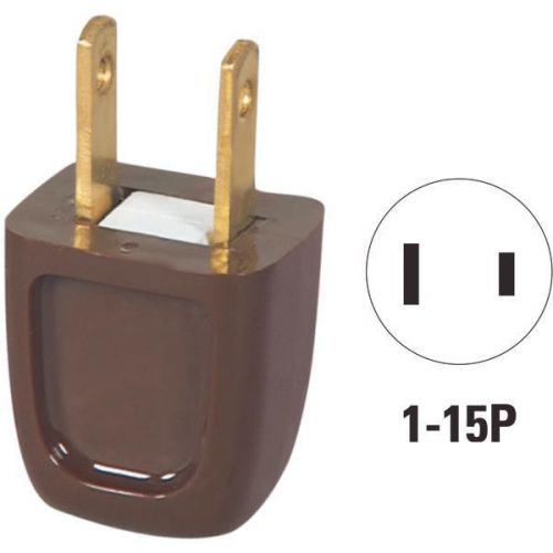 Cooper Wiring BP2601-6B-SP Easy-On Plug-BRN EASY-ON PLUG