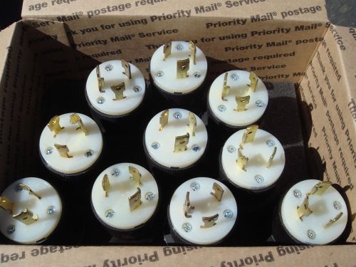 HBL2621 Hubbell Connectors 2P3W, 30A 250V Lot of 10