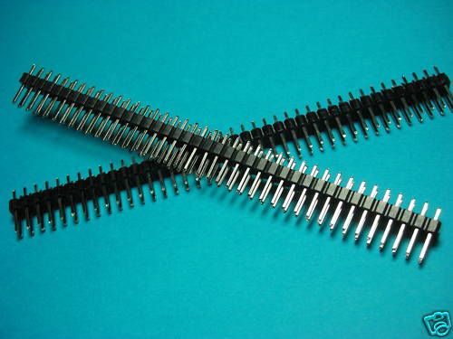 200,dual row 2 x 40 strip tin pin header breakable,40d for sale