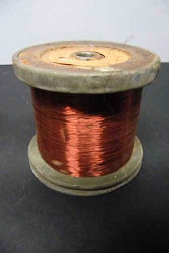 PHELPS DODGE COPPER MAGNET 34 GAUGE WIRE .0063 diameter PLAIN ENAMEL over 5 lbs.