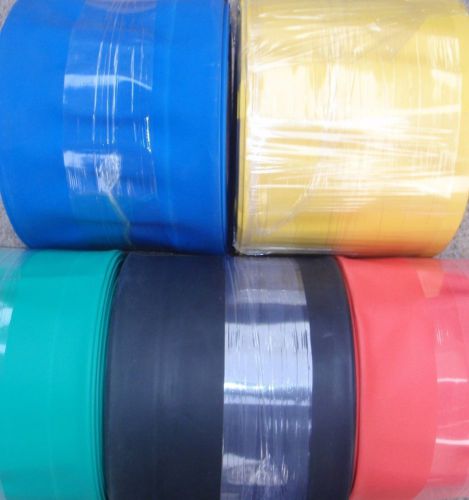 10&#039; length large heat shrink tubing 4 1/2&#034; o.d 5 colors 2&#039;ea 120mm for sale