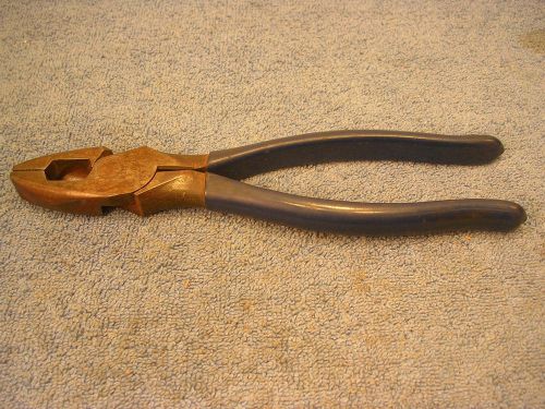 Klein usa d213 8.5&#034; side cutting electrical lineman pliers nr! for sale