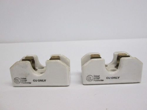 Lot 2 new cooper bussmann 2601 fuse block holder 30a amp 250v d313145 for sale