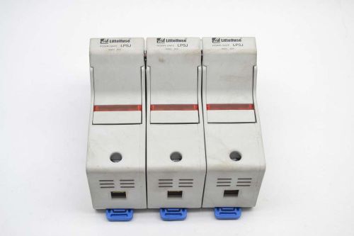 Littelfuse lpsj60-3id powr-safe class j 60a amp 3p 600v-ac fuse holder b375025 for sale