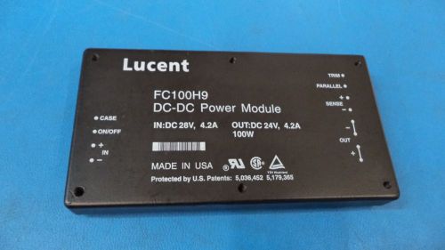 TYCO FC100H9, DC-DC POWER MODULE, IN:DC 28V, 4.2A, OUT:DC 24V, 4.2A,  100W