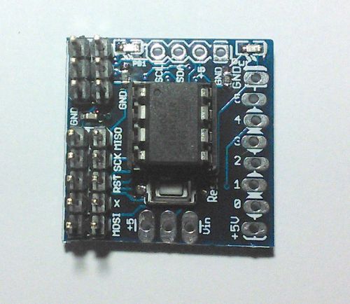 AtTiny85 programmer runtime board, breadboard friend, bare pcb, great for usbasp