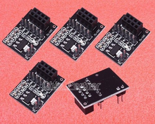 5pcs 5v-3.3v wireless module pinboard for nrf24l01+ robot new for sale