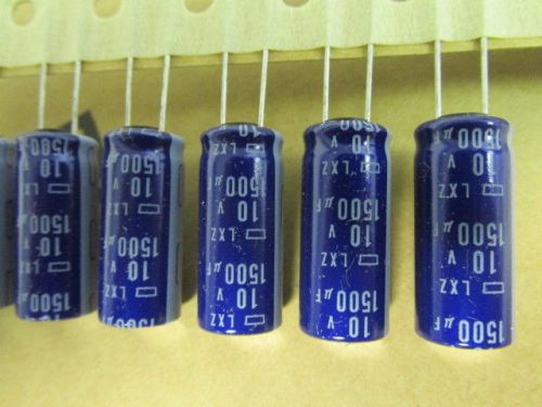 1600 PCS NIPPON INSTRUMENTS LXZ10V3152M10X25FT RADIAL CAPACITOR 1500MFD 10VOLT