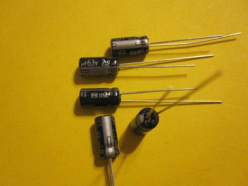 RADIAL ELECTROLYTIC CAPACITOR 2,2MF 63V(5 ITEMS)