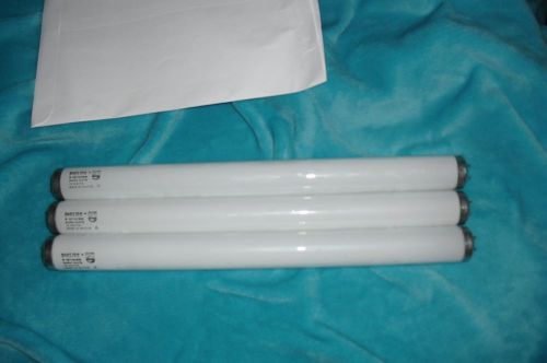 Philips 18&#034; 15 watt 2 pin  fluorescent lamp f 15 t 12 ww warm white lot of 3 for sale