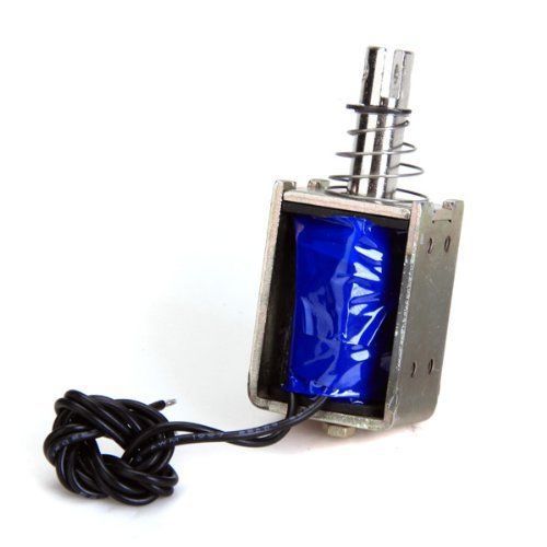 DC 12V Push Type Open Frame Solenoid Electromagnet  gift