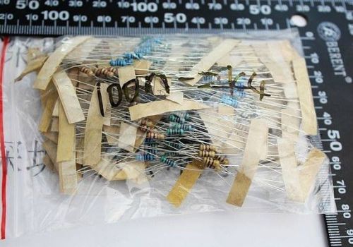 Resistors assorted kit set 92 values x10pcs metal film resistor 0ohm-2.2m 1/4w for sale