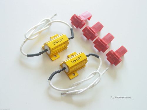 4pcs LED Electrical High Power Load Resistor 10 OHM 25 Watt