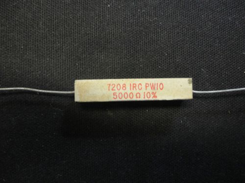 10PCS 5K-10W-10%  SAND BLOCK RESISTOR IRC PW10