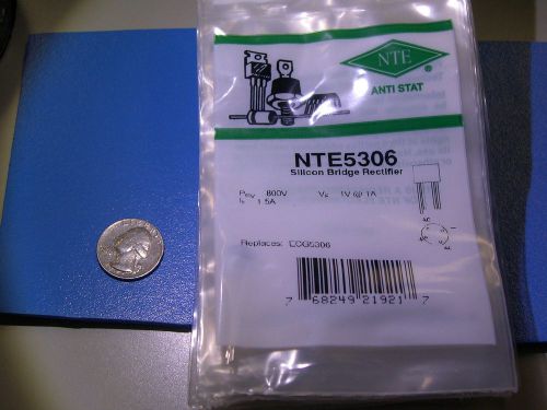 Qty-9  NTE NTE5306 Bridge Rectifier NEW NIB